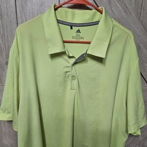 Adidas Golf Polo Shirt, size 2XL Color Neon Green